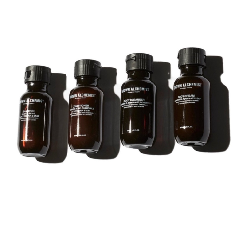 Grown Alchemist Travel Essentials Kit - Black Bottles